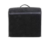 BLACK+DECKER Rangement Coffre de Voiture - Coffre Attelage avec Fermeture Velcro - 29 x 15 x 30 CM - Organisateur de Voiture avec Poignée - Plastique - Noir