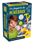 Lisciani - I'M A GENIUS - À la Découverte des Minéraux pour Enfants dès 7 Ans - Kit d'Exploration - Collectionnez des Gemmes Authentiques - Poster Inclus - Jeu Educatif - Fabriqué En Italie