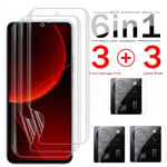 Film Hydrogel Souple 8 En 1 Pour Xiaomi 13 T Pro 5g,Protecteur D'écran,Pas De Verre Sur Xiomi Xiaomi Ata 13t Mi 13 T Pro T13 5g,Verre D'appareil Photo - Type 6in1 3front 3lens-For Xiaomi 13t Pro