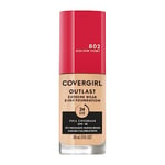 CoverGirl Outlast Extreme Wear 24Hr 3-in-1 Foundation SPF 18-802 Golden Ivory For Women 1 oz Foundation