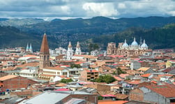 View of the city of Cuenca Ecuador