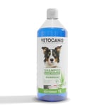 Vetocanis | Shampoing pour Chien | Usage quotidien | Format économique | Soin Toilettage du Chien | Tous Types de Taille et de Poils | Formulé sous Contrôle Vétérinaire | Fabriqué en France | 1l