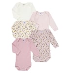 Petit Bateau Pyjamas / Natskjorte BODY US ML ROSAMINI PACK X5