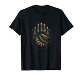 Native American Landscape Indian Bear Claws T-Shirt