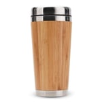 DUKAILIN Espresso Cups Bamboo Coffee Cup, Stainless Steel Leak-Proof Travel Mug, Insulated Coffee Cup | Mug