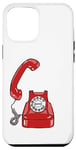 Coque pour iPhone 12 Pro Max Cadran rotatif vintage - Téléphone filaire - Couleur graphique rétro