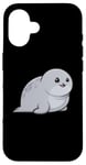 iPhone 16 Kawaii Fat chubby seal Funny Adorable Seal Case