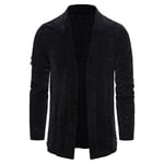 Cardigan Hommes De Marque Slim Épaissir Pull Cardigan Homme Manches Longues Couleur Unie Gilet Cardigan Homme