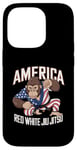 Coque pour iPhone 14 Pro USA Gorilla Jiu Jitsu Red White Jiu Jitsu