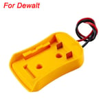 Adaptateur de batterie pour Makita,Bosch,Milwaukee,Dewalt,Black & Decker,Ryobi,18V,20V,adaptateur de roue électrique bricolage,support S6 - Type for dewalt yellow