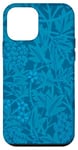 Coque pour iPhone 12 mini Étui bleu Coquette Fleurs Vintage Fleurs