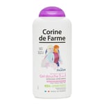 Corine de Farme - Gel Douche Extra-Doux La Reine des Neiges 2 Disney - Gel Lavant 2-En-1 Corps et Cheveux pour Enfant - Formule Peau Sensible, ne Pique pas les Yeux - Flacon Recyclable 300ml