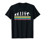 Retro Billiards Player Evolution Snooker Cue Pool Eight Ball T-Shirt