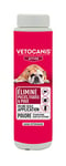 VETOCANIS Poudre Antiparasitaire pour Chien et Chat. Elimine Puces, Tiques et Poux en une application. Poudre Sans Rinçage. 150g lot de 2