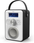 Radio Dab/Dab Plus, Radio FM, Haut-Parleur Bluetooth Portable, Radio numérique avec Charge USB pour 10 Heures de Lecture, Haut-parleurs stéréo Bluetooth, Rechargeable