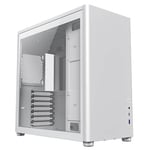 GameMax Spark Pro White Tempered Glass ATX Modular Gaming PC Case