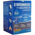 Lot 3 recharges absorbeurs humidité 350gr neutre évite mauvaises odeurs SEKO