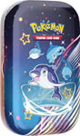 Pokémon- Mini Boîte à Tin Carmesin & Pourpre-Paldeas Destinées : Normifin, Boîte, Multicolore (Version Allemande)
