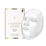 Eclat Skin London Womens Hyaluronic Acid & Collagen Mask - 3 sheets - White Lace - One Size