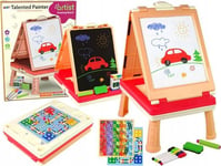 Leantoys 3-I-1-Brett, Multifunksjonelt, Dobbeltsidig Kinesisk Spillebord