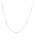 Syster P Treasure Multi Pearl Necklace Silver