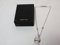 Cerruti 1881 Ladies Silver and Crystal Pendant Necklace