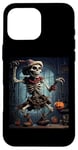 iPhone 16 Pro Max Troll Scarecrow in a Haunted House Halloween Case