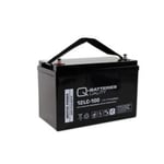 Q-Batteries 12LC-100 12V 107Ah deep cycle AGM batteri (Forbrugsbatteri)