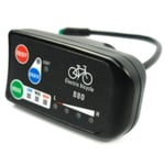 Elcykeldisplay 36v 48v Ebike Smart Kontrollpanel LCD-display Led880 Vattentät kontroll