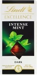 Lindt Excellence Intense Mint Dark Chocolate Bar, 3.5-Ounce Packages (Pack of 12