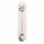 Bradas Thermomètre extérieur en métal 22 cm Thermomètre de jardin Balcon de...