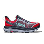 Hoka Mafate Speed 4 Terrengsko Dame 41⅓ Rød/Grå | Allsidig for Skog- og Terrengløp | Fri Frakt over 1599kr