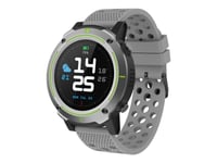 Denver Sw-510 - Montre Connectée Avec Bracelet - Gris - Affichage 1.3" - Bluetooth