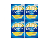 Tampax Pearl Regular Tampons Applicator (18 Tampons) x 4