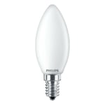 Lampe LED Philips Bougie Blanc F 40 W 4,3 W E14 470 lm 3,5 x 9,7 cm [6500 K]