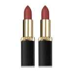 2 x L'Oreal Paris Color Riche Matte Lipstick - 640 Erotique