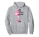 Cute Pink Camo Christian Cross Gifts Women Teen Girls Verse Pullover Hoodie