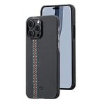 PITAKA Magnetic Phone Case for iPhone 14 Pro [Fusion Weaving] MagSafe Compatible, Slim iPhone 14 Pro Case with Unique Pattern and Soft Grip, Rare Aramid Fibre Crafted, Rhapsody(600D)