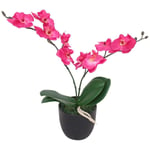 Plante artificielle avec pot Orchidée 30 cm Rouge FR812295 Maisonchic