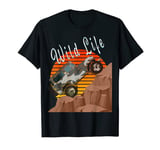 Retro Vintage Wild Sunset 4x4 Car Off Road Men Women T-Shirt