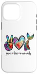 Coque pour iPhone 16 Pro Max Peace Love and Mermaids Cute Mermaid Amoureuse Fille