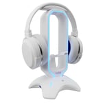 Tilted Nation Support de casque RVB – Support de casque de jeu 3 en 1 pour bureau avec souris élastique et chargeur 2 ports USB 3.0 – L'accessoire de jeu ultime et cadeau pour les joueurs – Support de