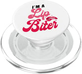 Sexual Naughty I'm A Lip Biter PopSockets PopGrip for MagSafe