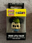 FUNKO POCKET POP KEYCHAIN FIGURINE MICKEY LITTLE TAILOR # 90 YEARS NEUF