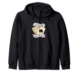 Life Is A Game Spade Is Mine Funny Spades Card Game Zip Hoodie