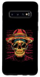 Coque pour Galaxy S10 Sugar Skull Day Dead Squelette Halloween T-shirt graphique