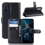 huawei Huawei Nova 5T Pu Wallet Case [Black]