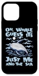 iPhone 12 mini Just Me And The Sea Blue Beluga Cetacea Whale Watching Case