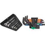 Wera Compatible 6003 Joker 5 Set 1 | Ringmaulschlüssel-Satz & 05133164001 950/9 Hex-Plus Multicolour 2 L-Key Set