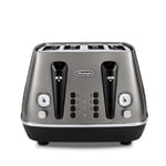 Delonghi Distinta Titanium 4 Slice Toaster